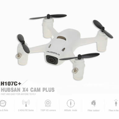 Get 35% Off For Original Hubsan H107C+ 2.4GHz 4CH 6-axis Gyro RC Quadcopter RTF from RCMOMENT
