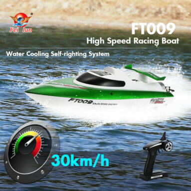 $9 Off Feilun FT009 30km/h High Speed RC Racing Boat – Green,free shipping $32.99(Code:TTRM5618) from TOMTOP Technology Co., Ltd
