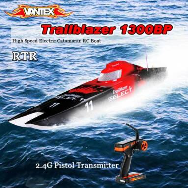 Get 13% Off For Original VANTEX Trailblazer 1300BP High Speed RC Boat from RCMOMENT