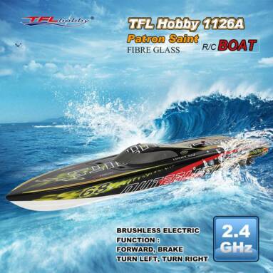 65% OFF TFL Hobby 1126A Patron Saint 2.4G  Brushless Electric Racing RC Boat $175.99,free shipping from TOMTOP Technology Co., Ltd