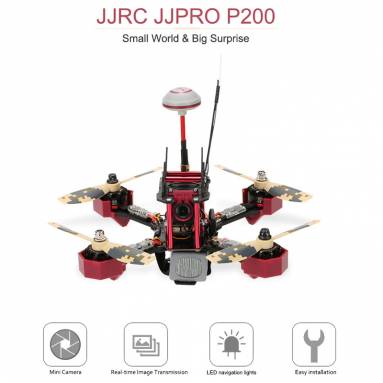 35% OFF JJRC JJPRO – P200 5.8G FPV Racing Drone RTF w/ Free Shipping from TOMTOP Technology Co., Ltd