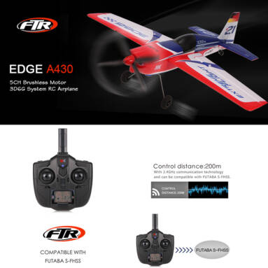 Get $10 off For XK A430 2.4G 5CH Brushless Motor 3D6G System RC Airplane 430mm Wingspan EPS Aircraft Compatible Futaba S-FHSS RTF  with code EJ6532 Only $99.99 +free shipping from RCMOMENT