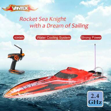 Get 11% Off For VANTEX Rocket 1300BP(C) 60KM/h High Speed RC Boat from RCMOMENT