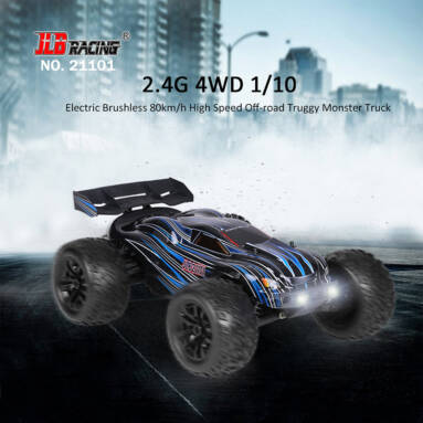 Get $45 Off For Original JLB Racing 21101 1/10 2.4G 4WD Electric Brushless 80km/h High Speed Off-road Truggy Monster Truck RTR RC Car  with code EJ6949 Only $224.99 +free shipping from RCMOMENT