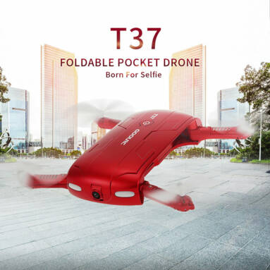 Get 46% Off For GoolRC T37 G-sensor Altitude Hold Foldable Mini Selfie RC Drone Quadcopter from RCMOMENT