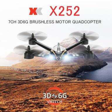 44% OFF XK X252 5.8G FPV Wide-Angle HD Camera Brushless RC Quadcopter,limited offer $129.99 from TOMTOP Technology Co., Ltd