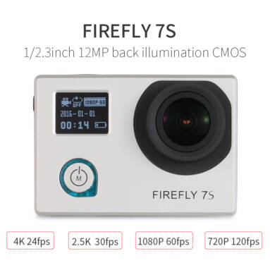 $64.99 for Hawkeye Firefly 7S 12MP 4K WIFI FPV Action Camera,free shipping from TOMTOP Technology Co., Ltd