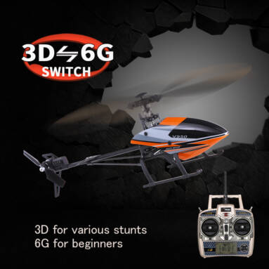 $15 OFF WLtoys V950 2.4G 3D 6G System Brushless Motor RC Helicopter,free shipping $104.99(Code:TT7368) from TOMTOP Technology Co., Ltd