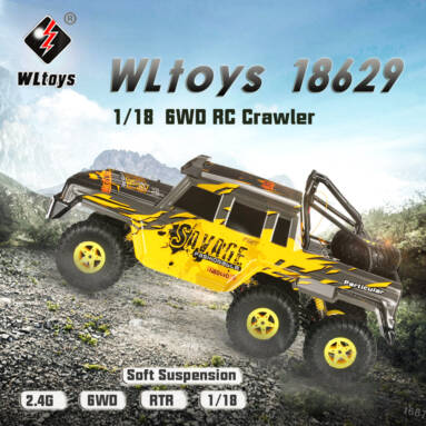 Extra 5 USD Off For Wltoys 18629 1/18 2.4G 6WD Electric Off-Road RC Buggy Car RTR from RCMOMENT