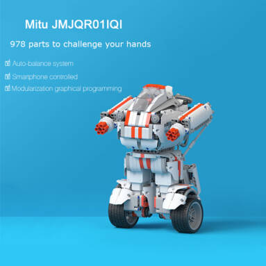 $10 Off XIAOMI Mitu DIY Mobile Phone Control Building Self-assembled Robot,free shipping $89.99(Code:TTMIBOT) from TOMTOP Technology Co., Ltd