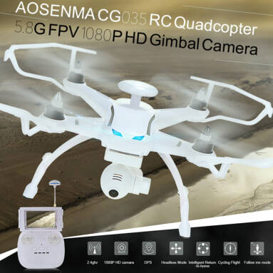 $10 discount for AOSENMA CG035 Quadcopter, free shipping $179.99 (code:TTAOS) from TOMTOP Technology Co., Ltd