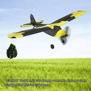 $17.59 for TECHBOY TB-366 2.4G 2CH Remote Control RC Airplane,free shipping from TOMTOP Technology Co., Ltd