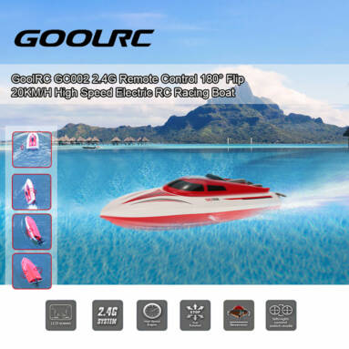 Get Extra $4 Off For GoolRC GC002 20KM/H RC Racing Boat code GC02J4 from RCMOMENT