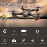 Get Extra $5 Off For VISUO XS809W Wifi FPV 0.3MP Camera Selfie Drone code VXSJ5 from RCMOMENT