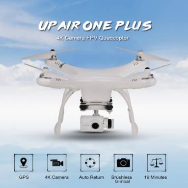 Extra 10 USD Off For Upair One Plus 16MP Camera 4K Brushless 5.8G FPV Drone from RCMOMENT