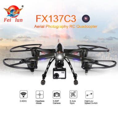 Only $99.99 For Feilun FX137C3 5.0MP Camera RC Quadcopter from RCMOMENT