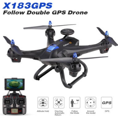 Only $139.99 For X183GPS Follow Double GPS 2.0MP HD Camera Drone with code EJ8662 from RCMOMENT