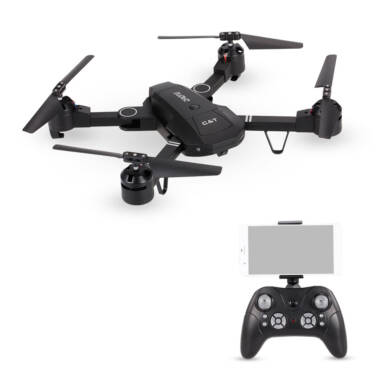 $4 OFF T3505W Foldable Selfie Drone WIFI FPV RC Quadcopter,free shipping $32.99(Code:TT3505W) from TOMTOP Technology Co., Ltd