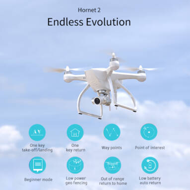 Get $20 Off For Original JYU Hornet 2 4K HD Camera Version RC Drone Quadcopter 3 Axis Gimbal GPS Aerial Photography RTF with code EJ9276 Only $410.99 +free shipping from RCMOMENT