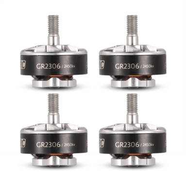 Get $10 off For 4pcs GEPRC GR2306 2450KV Brushless Motor for FPV Racing Quadcopter QAV210 250 RC Drone  with code EJ9624 Only $66.99 +free shipping from RCMOMENT