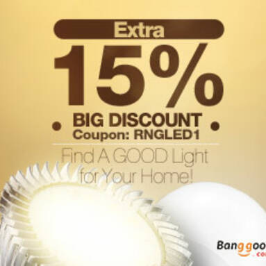 15% OFF LED Lighting Bulb from BANGGOOD TECHNOLOGY CO., LIMITED