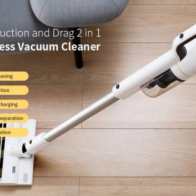 €165 with coupon for ROIDMI NEX Smart Handheld Cordless Vacuum Cleaner with Mopping and Intelligent APP Control from XIAOMI Youpin from CZ Warehouses BANGGOOD