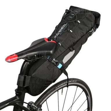 $44 with coupon for ROSWHEEL 131372 Water-resistant 10L Bike Tail Bag Pack  –  BLACK EU warehouse from GearBest