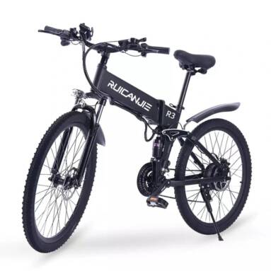 €995 with coupon for RUICANJIE R3 48V 12.8Ah 500W 26 Inch Tire Electric Bicycle 50km/h Max Speed 75-80km Mileage Range 150kg Max Load Electric Bike from EU CZ warehouse BANGGOOD