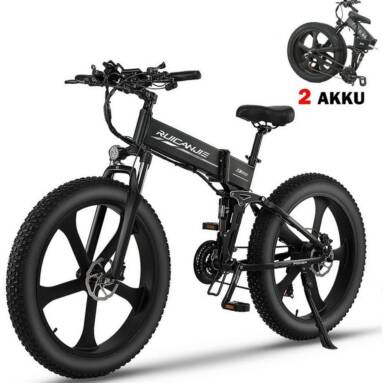 €1251 with coupon for RUICANJIE R5S 48V 12.8AH 1000W 26 Inch Tire Electric Bicycle 50km/h Max Speed 80km Mileage Range 200kg Max Load Electric Bike from EU CZ warehouse BANGGOOD