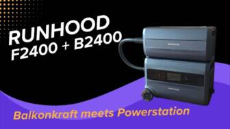 1369 € s kupónem pro přenosnou elektrárnu RUNHOOD F2400 2400Wh + Balkonová baterie B2400 2400Wh ze skladu EU GEEKBUYING