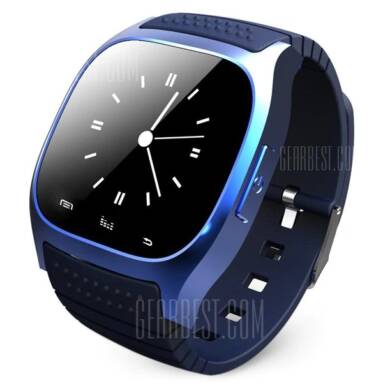 $8 with coupon for RWATCH M26 LED Bluetooth Smart Watch  –  BLUE from GearBest