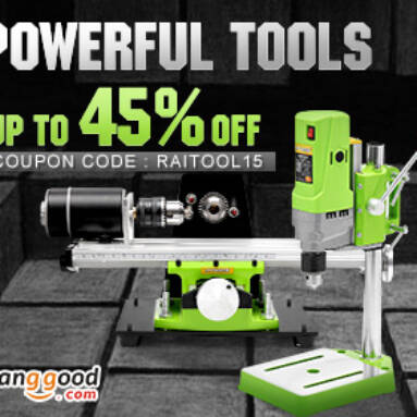 Up to 45% OFF for Powerful Tools with Extra 15% OFF Coupon from BANGGOOD TECHNOLOGY CO., LIMITED