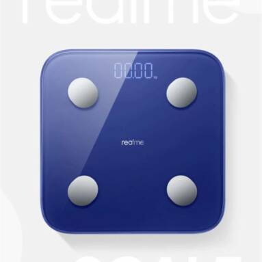 €24 with coupon for Realme Body Fat Scale Smart bluetooth 5.0 LED Digital Display Balance Test Weight Scale from BANGGOOD