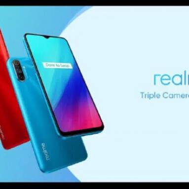 €103 with coupon for Realme C3 Global Version 6.5 inch 5000mAh Android 10 12MP AI Triple Camera 3-Card Slot 3GB 64GB Helio G70 4G Smartphone – Blue from BANGGOOD