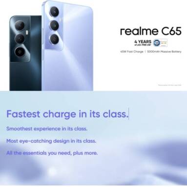 €138 with coupon for Realme C65 Smartphone 128GB Global version from GSHOPPER
