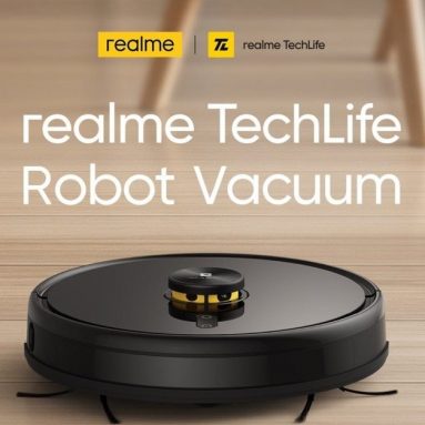 €372 with coupon for Realme TechLife Robot Vacuum Cleaner 2-In-1 Sweep&Wet Mop 3000Pa from EU warehouse BUYBESTGEAR