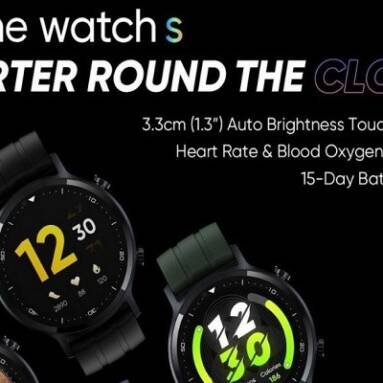€45 with coupon for Realme Watch S Global Version Smartwatch from EU warehouse GSHOPPER