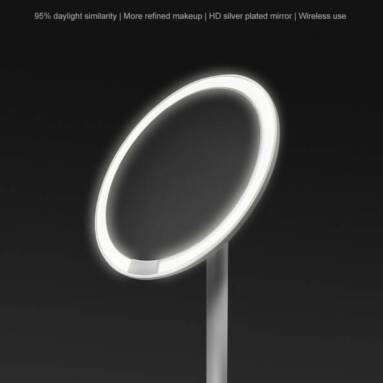 $46 with coupon for AML004 Rechargeable LED HD Makeup Daylight Mirror from Xiaomi Youpin from GearBest