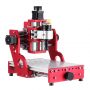 Red 1419 3 Axis Mini DIY CNC Router Standard Spindle Motor Wood Carving Engraving Machine Milling Engraver Woodworking
