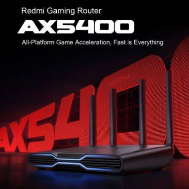 €137 with coupon for 2022 Xiaomi Redmi AX5400 WiFi6 Gaming Router from BANGGOOD