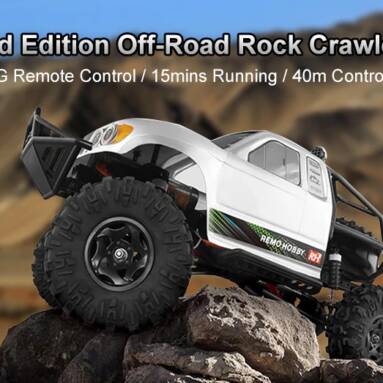 $149 with coupon for Remo Hobby 1093 – ST RC Car 1/10 2.4G 4WD Brushed Off-road Crawler Truck RTR Toy from GearBest