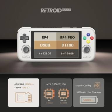 €235 with coupon for Retroid Pocket 4 Pro Game Console 8GB RAM 128GB Storage fro GEEKBUYING