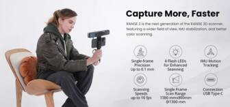 €615 with coupon for Revopoint RANGE 2 3D Scanner from EU warehouse TOMTOP