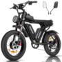 Ridstar Q20 Electric Bike 52V 20AH*2 Dual Batteries 1000W*2 Dual Motors