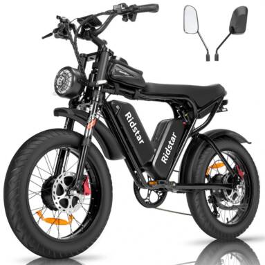 €1481 with coupon for Ridstar Q20 Electric Bike 52V 20AH2 Dual Batteries 1000W2 Dual Motors from EU warehouse BANGGOOD