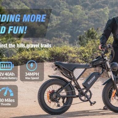 €1599 with coupon for Ridstar Q20 Pro Off-road Electric Bike from EU warehouse GEEKBUYING