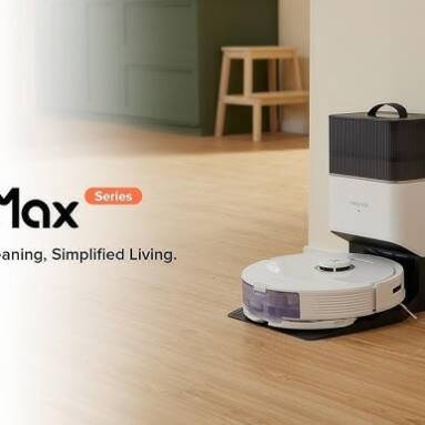 €479 with coupon for Roborock Q8 Max+ Robot Vacuum Cleaner with Auto Empty Dock from EU warehouse GEEKBUYING (free gift accessories kit)