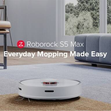 €342 with coupon for Roborock S5 Max Robot Vacuum Cleaner EU POLAND warehouse from GEEKBUYING
