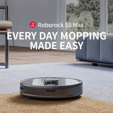 €311 with coupon for 2021 Roborock S5 Max Vacuum Cleaner Wet Dry Robot Mopping Sweeping Smart Planned APP WIFI Laser Navigation Floor Carpet Clean from EU warehouse ALIEXPRESS (free Mi Band 5 /6)