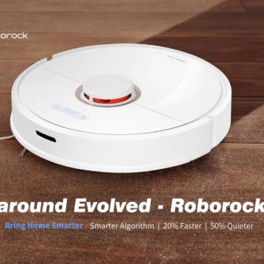 €378 with coupon for roborock S6 LDS Scanning SLAM Algorithm Robot Vacuum Cleaner from Xiaomi youpin – White EU Plug from EU CZ warehouse BANGGOOD